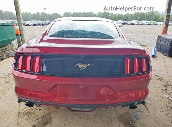 1FA6P8TH2H5332287 2017 FORD MUSTANG Красный Вид сзади