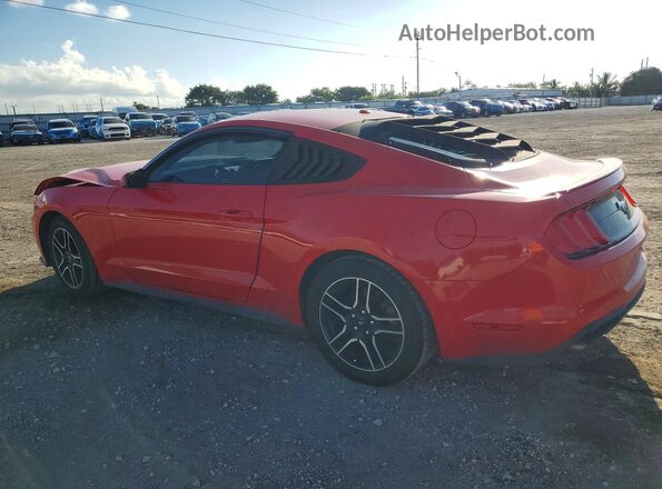 1FA6P8TH2J5107048 2018 FORD MUSTANG Red უკანა მარცხენა