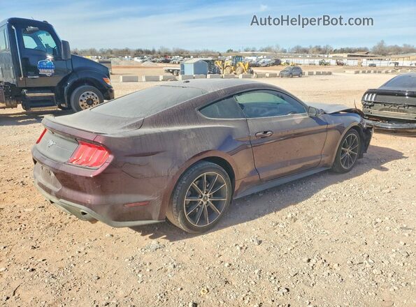 1FA6P8TH2J5131964 2018 FORD MUSTANG Maroon Rear right