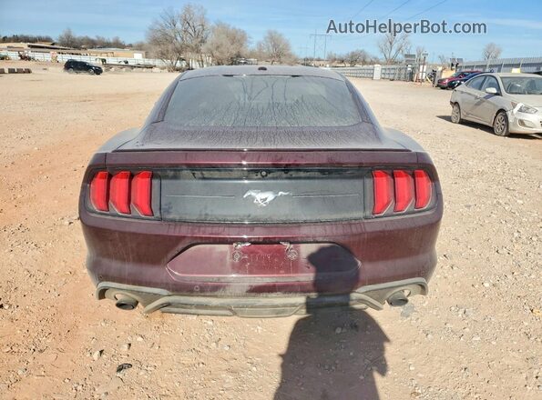 1FA6P8TH2J5131964 2018 FORD MUSTANG Maroon Rear view