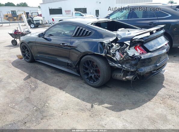 1FA6P8TH2J5174281 2018 FORD MUSTANG Black Задня ліва чверть