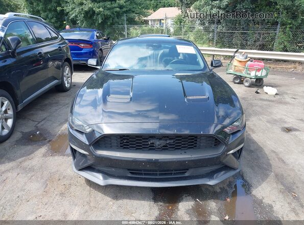 1FA6P8TH2J5174281 2018 FORD MUSTANG Black Вид щитка приладів
