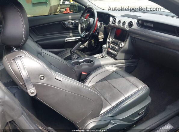 1FA6P8TH2J5174281 2018 FORD MUSTANG Black Вид салону спереду