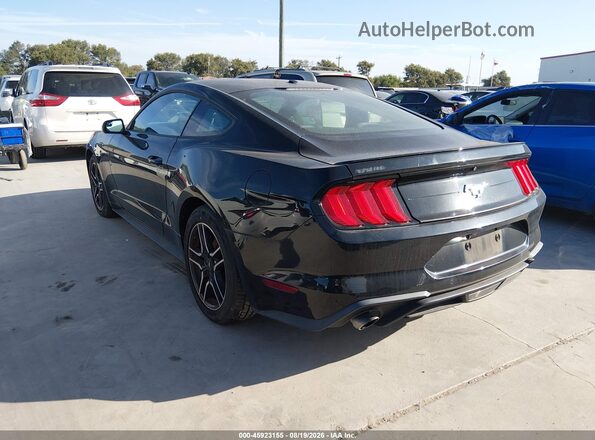 1FA6P8TH2J5176144 2018 FORD MUSTANG Black Հետևի ձախ
