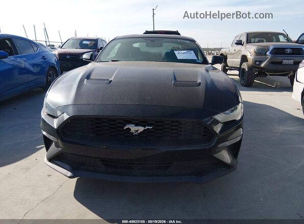 1FA6P8TH2J5176144 2018 FORD MUSTANG Black Սարքավորումների վահանակի տեսք
