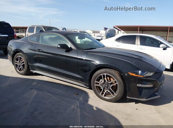 1FA6P8TH2J5176144 2018 FORD MUSTANG Black Սալոնի հետևի տեսք