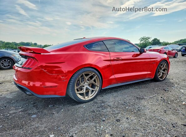 1FA6P8TH2K5108685 2019 FORD MUSTANG Красный Задняя правая четверть