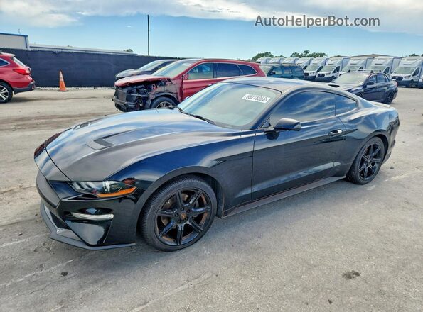 1FA6P8TH2K5117077 2019 FORD MUSTANG Black უკანა მარცხენა