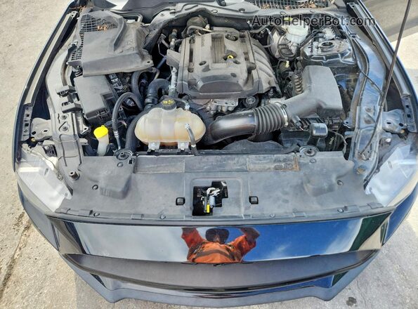 1FA6P8TH2K5117077 2019 FORD MUSTANG Black ძრავის განყოფილების ხედი