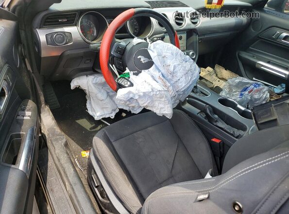 1FA6P8TH2K5200959 2019 FORD MUSTANG Black Widok deski rozdzielczej