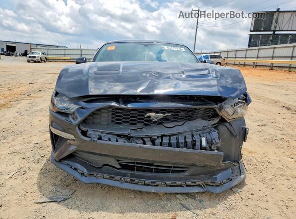 1FA6P8TH2K5200959 2019 FORD MUSTANG Black Widok z przodu