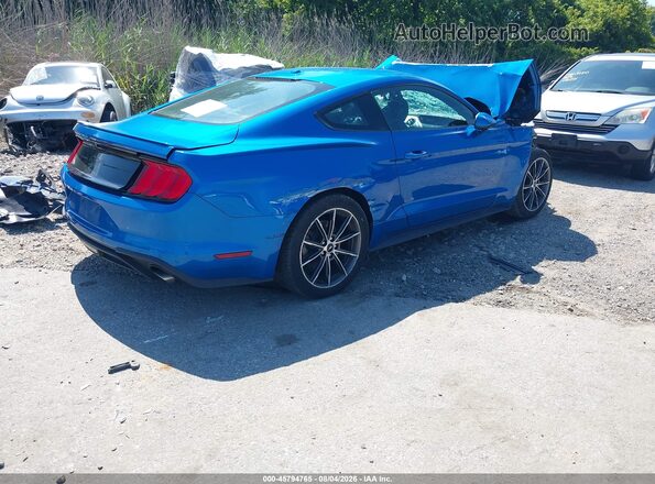 1FA6P8TH2K5201917 2019 FORD MUSTANG Blue Rear right