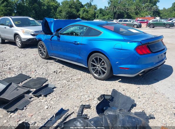 1FA6P8TH2K5201917 2019 FORD MUSTANG Blue Rear left