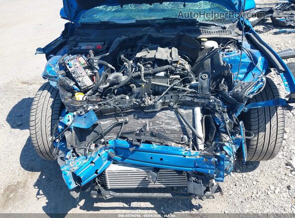 1FA6P8TH2K5201917 2019 FORD MUSTANG Blue Rear view