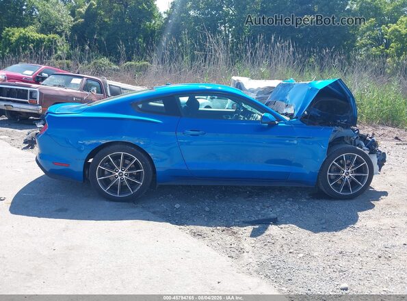 1FA6P8TH2K5201917 2019 FORD MUSTANG Blue 360 interior view