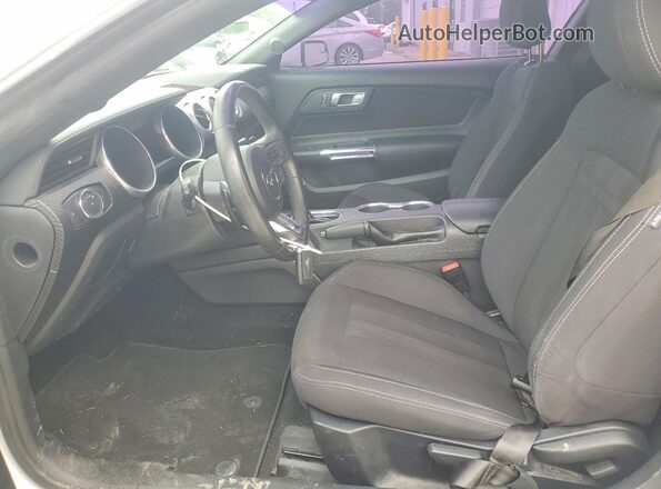 1FA6P8TH2L5103696 2020 FORD MUSTANG White Vista interior delantera