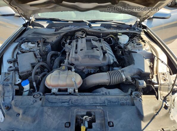 1FA6P8TH2L5126184 2020 FORD MUSTANG Серебряный Вид задней части салона