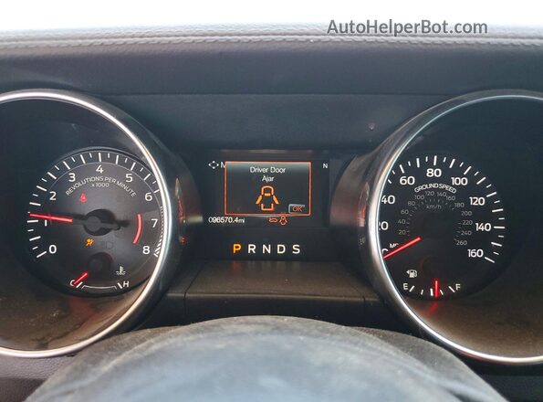 1FA6P8TH2L5183839 2020 FORD MUSTANG Black Vista del cuadro de instrumentos
