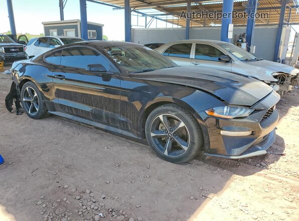 1FA6P8TH2L5183839 2020 FORD MUSTANG Black Delantero derecho