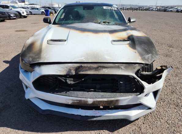 1FA6P8TH2M5156349 2021 FORD MUSTANG White Widok wnętrza 360 stopni