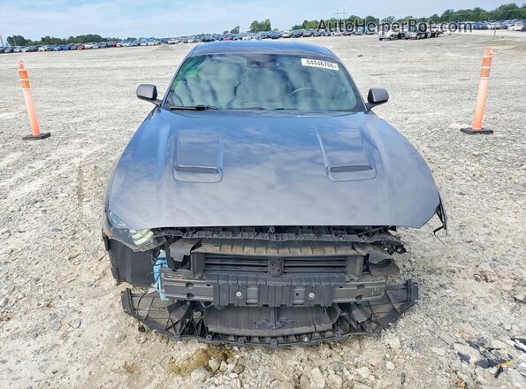 1FA6P8TH2N5100185 2022 FORD MUSTANG Серый Вид спереди