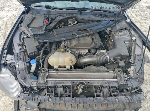 1FA6P8TH2N5100185 2022 FORD MUSTANG Серый Вид задней части салона