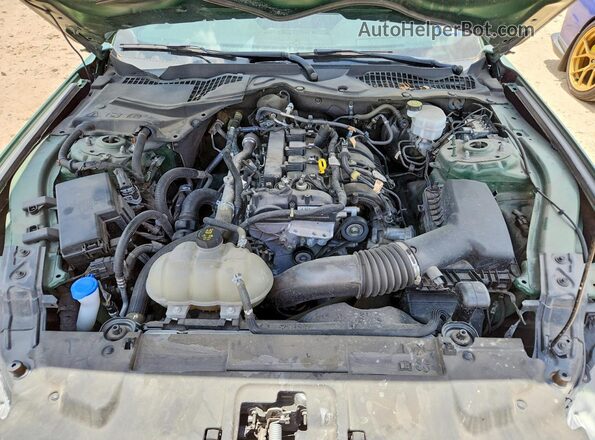1FA6P8TH2N5146552 2022 FORD MUSTANG Green Widok wnętrza z tyłu