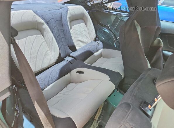 1FA6P8TH2N5146552 2022 FORD MUSTANG Green Widok tylnych siedzeń