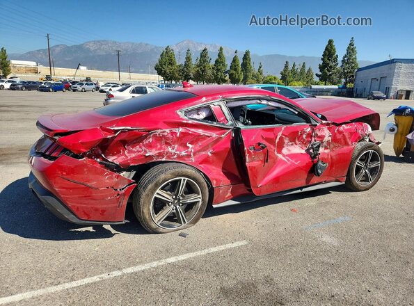 1FA6P8TH2R5117462 2024 FORD MUSTANG Red Задня права чверть