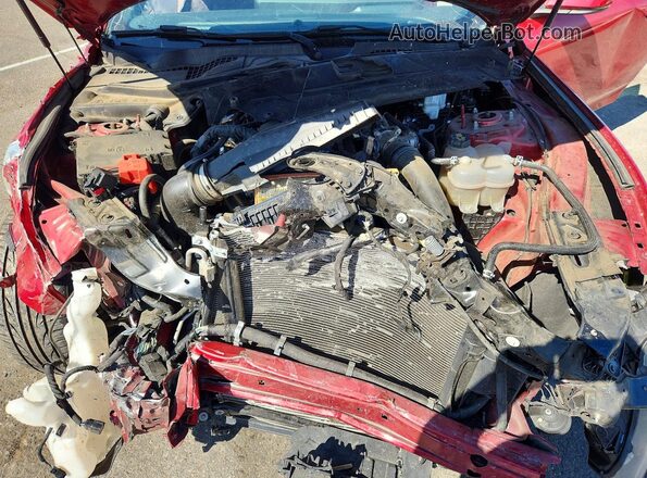 1FA6P8TH2R5117462 2024 FORD MUSTANG Red Вид задньої частини салону