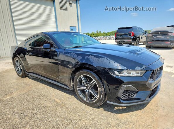 1FA6P8TH2R5137341 2024 FORD MUSTANG Black Առջևի աջ