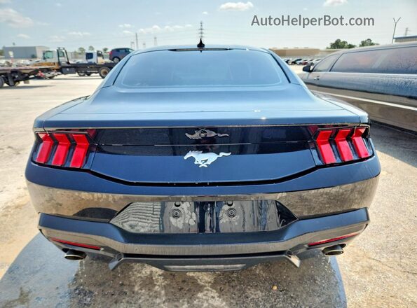 1FA6P8TH2R5137341 2024 FORD MUSTANG Black Հետևի տեսք