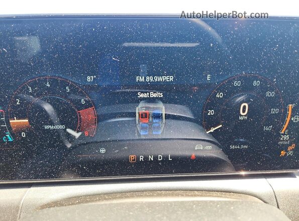 1FA6P8TH2T5107084 2026 FORD MUSTANG Red Vista del cuadro de instrumentos