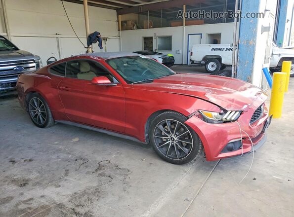 1FA6P8TH3G5206177 2016 FORD MUSTANG Burgundy Передня права чверть