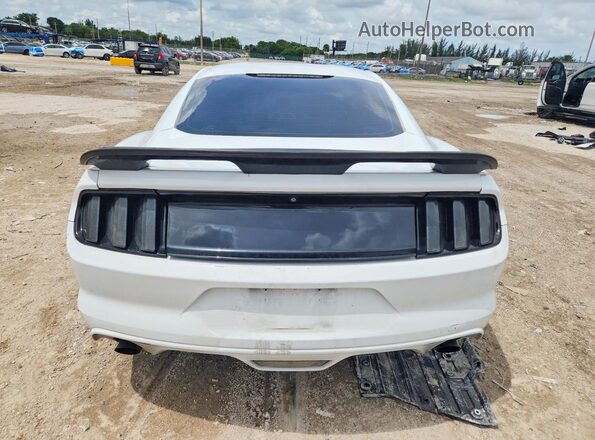 1FA6P8TH3G5222654 2016 FORD MUSTANG Белый Вид сзади