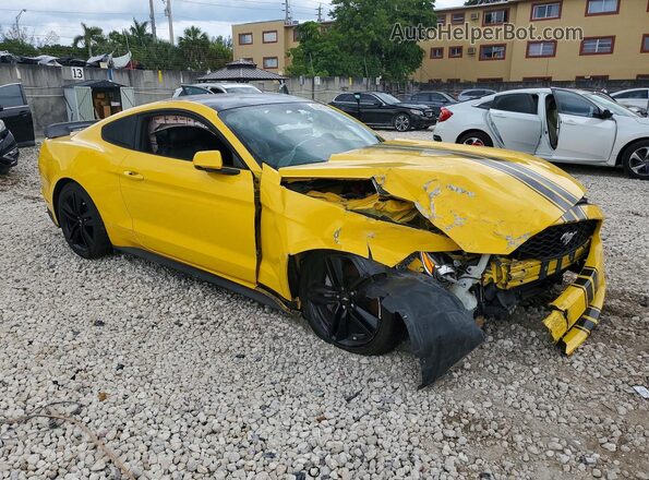 1FA6P8TH3G5265715 2016 FORD MUSTANG Yellow წინა მარჯვენა