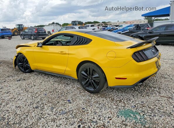 1FA6P8TH3G5265715 2016 FORD MUSTANG Yellow უკანა მარცხენა