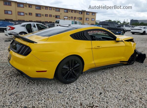 1FA6P8TH3G5265715 2016 FORD MUSTANG Yellow უკანა მარჯვენა