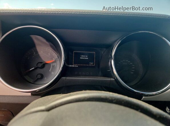 1FA6P8TH3G5288721 2016 FORD MUSTANG Burgundy Вид щитка приладів