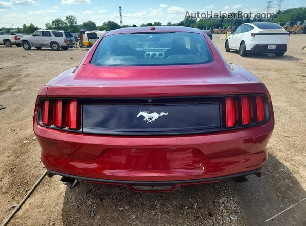 1FA6P8TH3G5288721 2016 FORD MUSTANG Burgundy Вид ззаду
