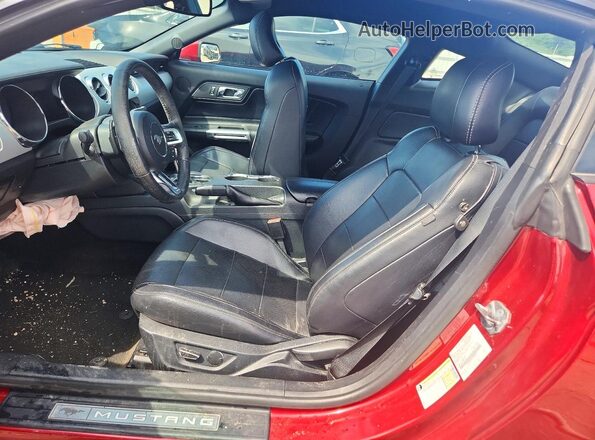 1FA6P8TH3G5288721 2016 FORD MUSTANG Burgundy Вид салону спереду