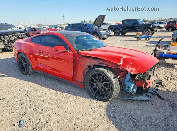 1FA6P8TH3H5213258 2017 FORD MUSTANG Red Przód prawy