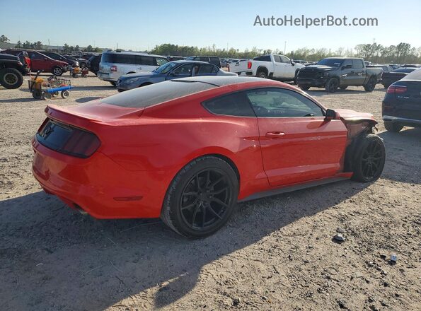 1FA6P8TH3H5213258 2017 FORD MUSTANG Red Tył prawy