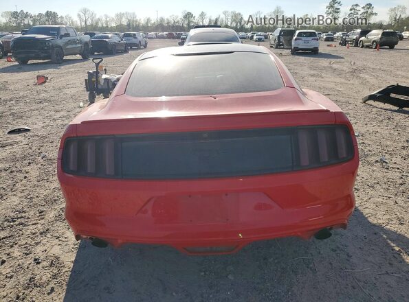 1FA6P8TH3H5213258 2017 FORD MUSTANG Red Widok z tyłu