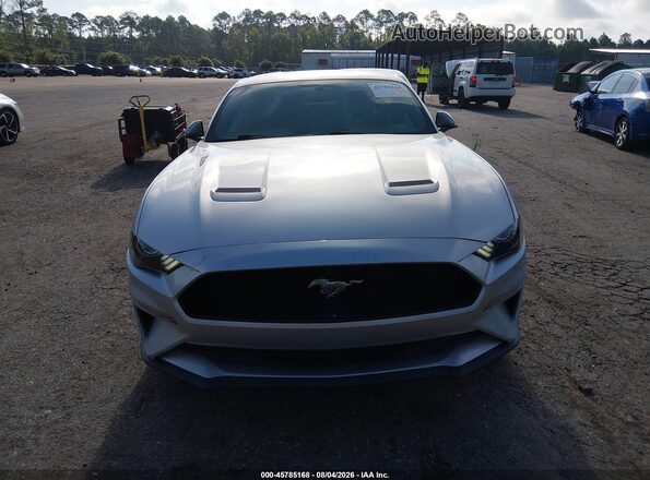 1FA6P8TH3J5102361 2018 FORD MUSTANG Silver Առջևի վահանակի տեսք