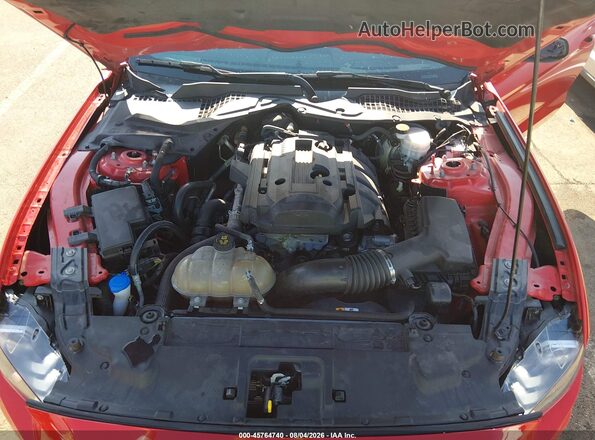 1FA6P8TH3J5106829 2018 FORD MUSTANG Red უკანა ხედი