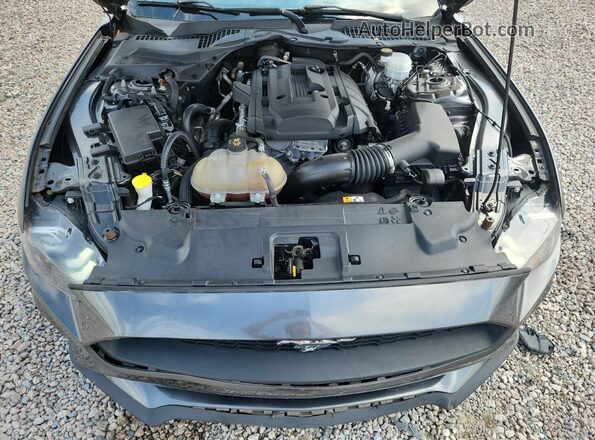 1FA6P8TH3J5120889 2018 FORD MUSTANG Серый Вид задней части салона