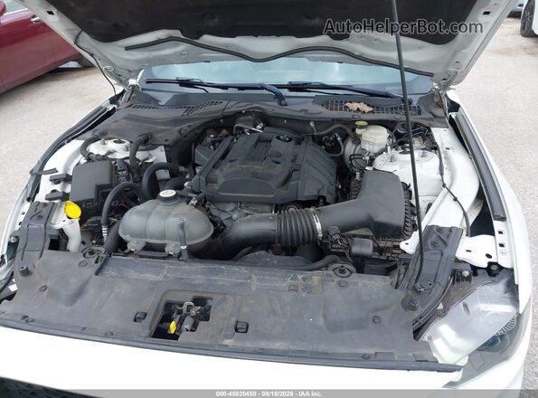 1FA6P8TH3J5163791 2018 FORD MUSTANG White უკანა ხედი