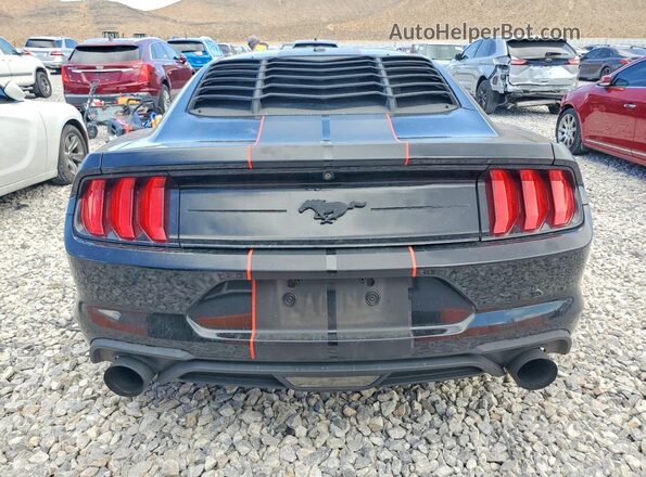 1FA6P8TH3J5184799 2018 FORD MUSTANG Black Vista trasera