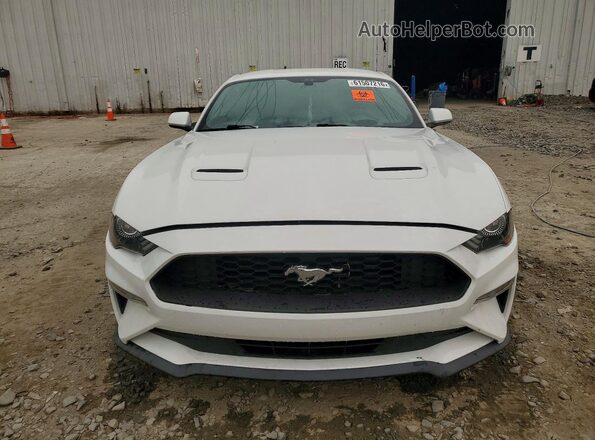 1FA6P8TH3K5105634 2019 FORD MUSTANG White Front view